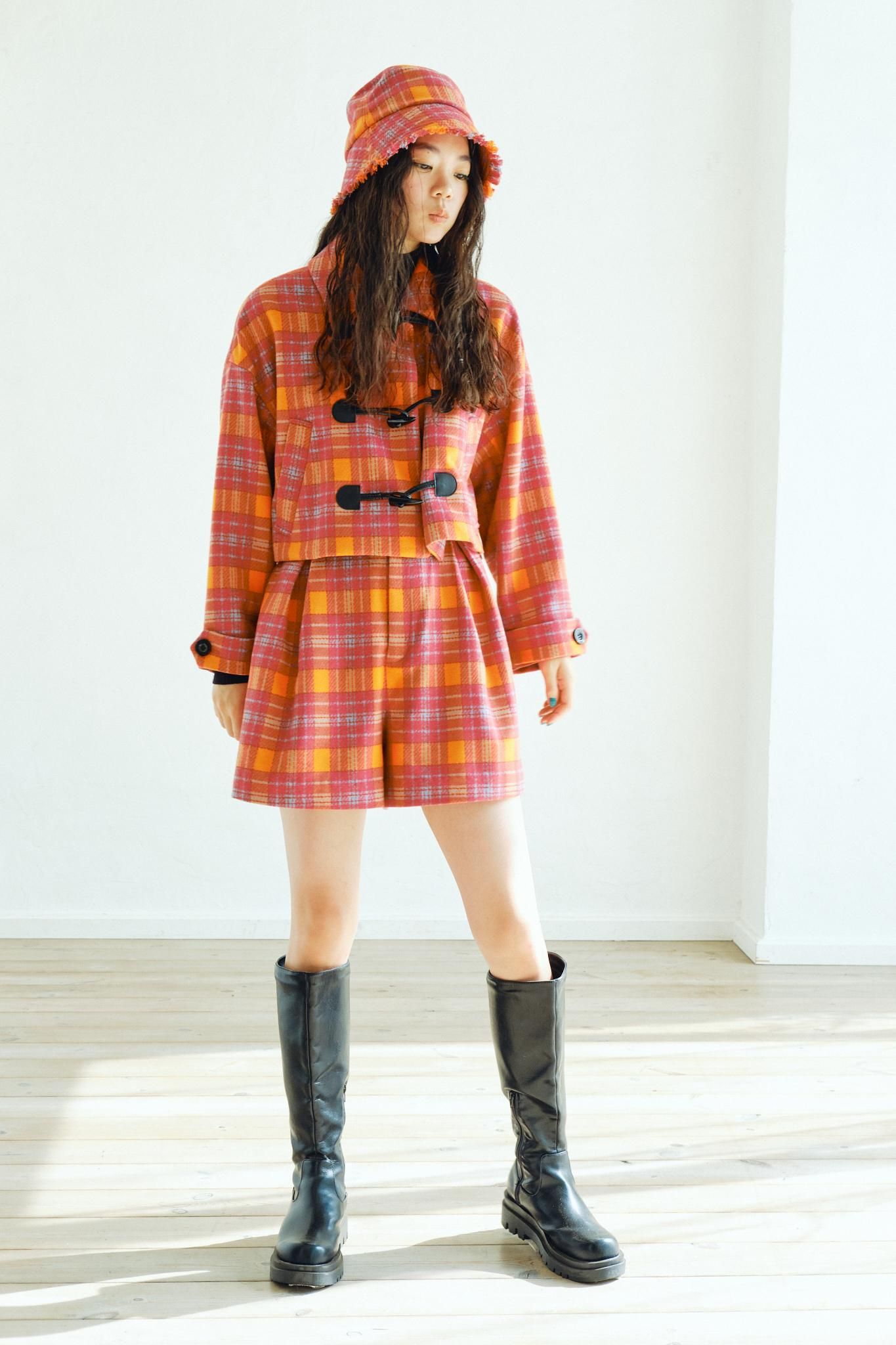 Reflect チェック柄 キュロットパンツ 11/L チェックキュロットパンツ