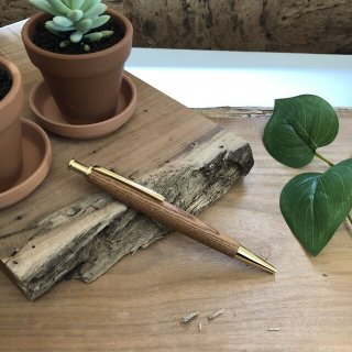 【欅】木製ボールペン(ノック式)