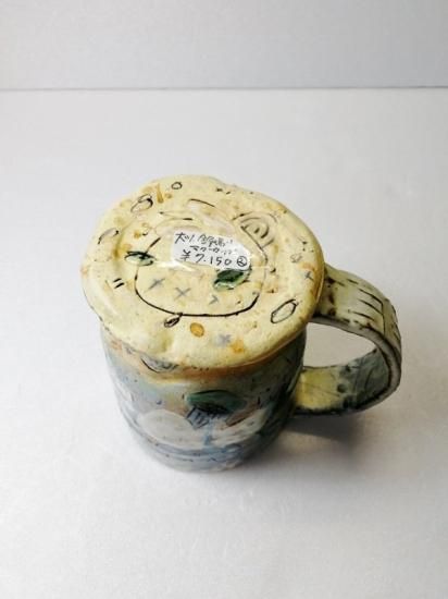 【レア】てまねきニャースの根付き　青　ニャース　ストラップ　土鈴　陶磁 名窯 オールドニッポン 瀬戸 千峰園系 陶精園 青花 手描き鳳凰染
