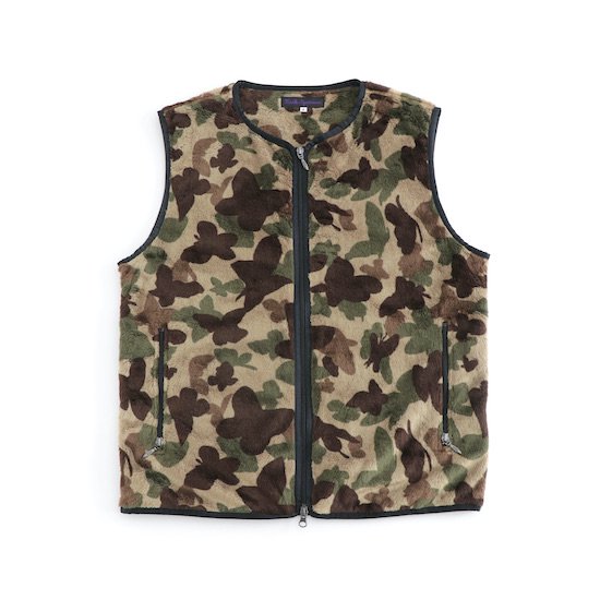 新品未使用】Needles W.U. Piping Vest Leopard-