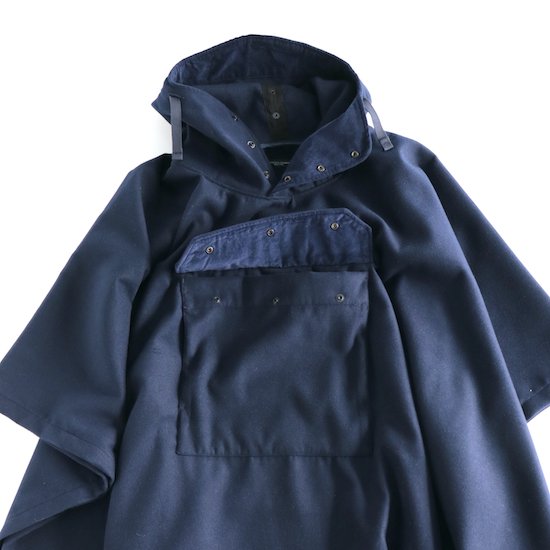 ENGINEERED GARMENTS / PONCHO *POLYESTER FAKE MELTON