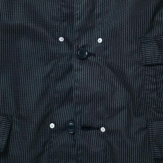 ジャケット・アウター corona utility game jacket M black key CJ001・Utility Game Jacket / Black Key Stripe - Grey Stripe on