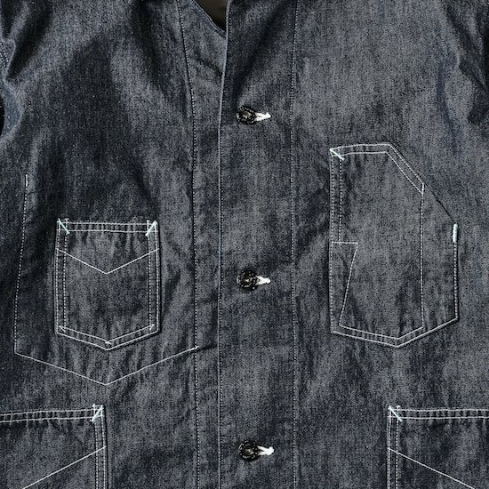 POST O'ALLS / De Luxe Railroader 2 *8oz Denim w/Taffeta Lining