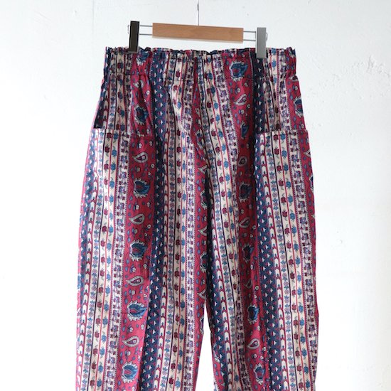 SOUTH2 WEST8 / ARMY STRING PANT *MULTI STRIPE BOTANICAL PT.