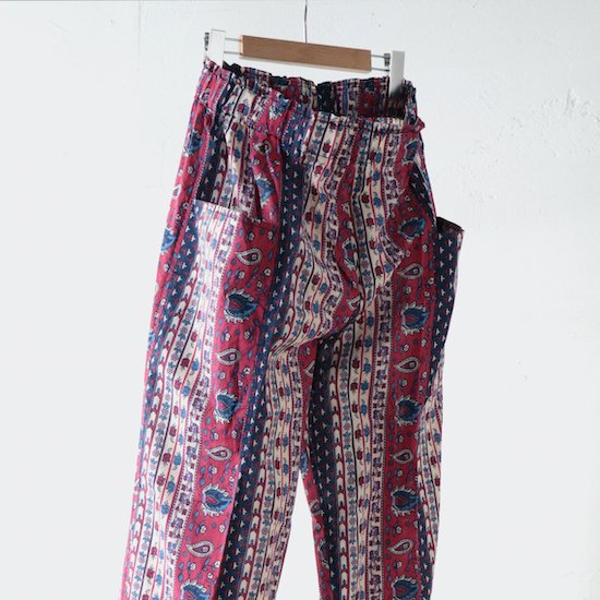 SOUTH2 WEST8 / ARMY STRING PANT *MULTI STRIPE BOTANICAL PT.