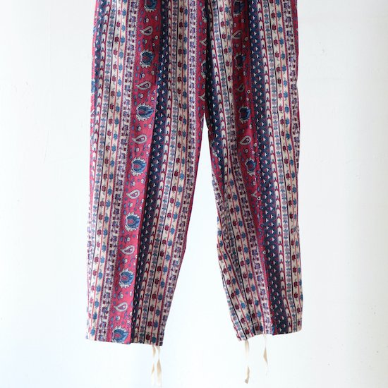 SOUTH2 WEST8 / ARMY STRING PANT *MULTI STRIPE BOTANICAL PT.