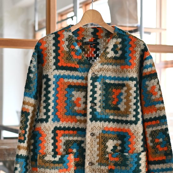 ENGINEERED GARMENTS / KNIT CARDIGAN *CROCHET KNIT