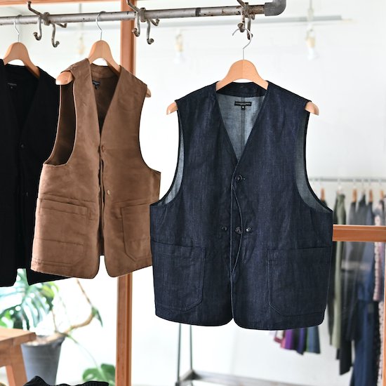 7,380円Engineered Garments   Upland vest indigo