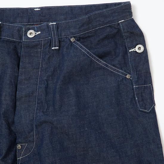 THE CORONA UTILITY / HALF O'ALLS * Indigo Denim - herbie