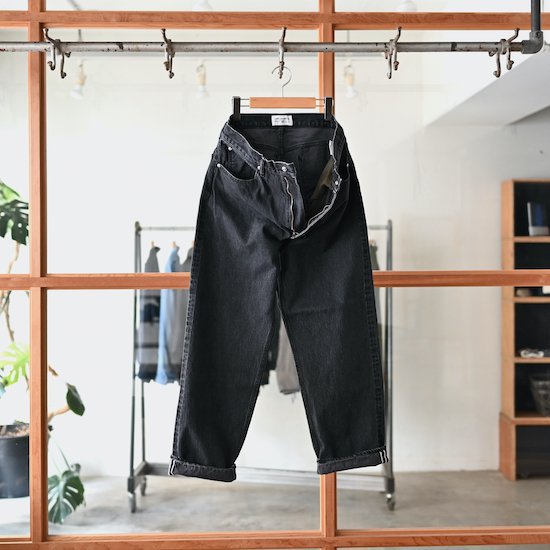 ENDS and MEANS / 5 Pockets Denim *Washed Black - herbie ONLINE SHOP