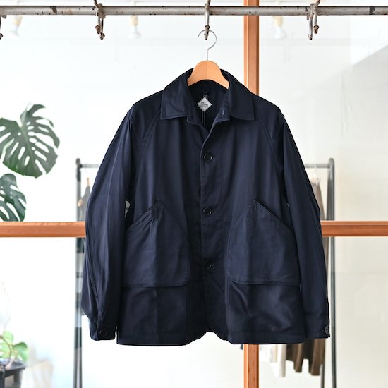 THE CORONA UTILITY / GAME JACKET LIGHT *Dobby Twill Dark Navy