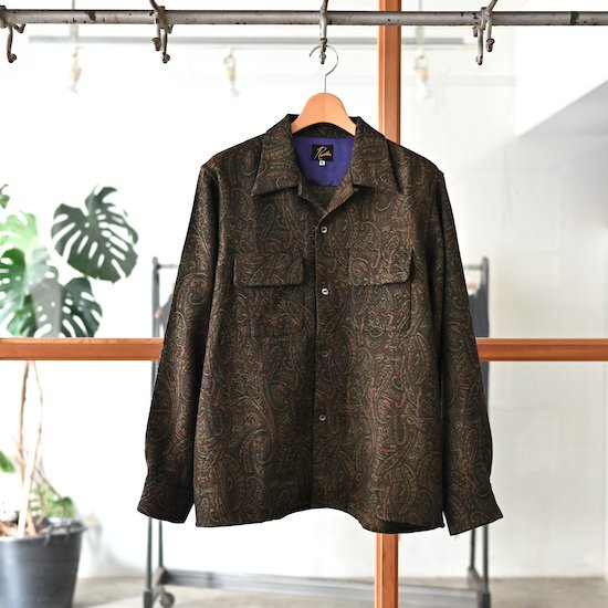 NEEDLES / CLASSIC SHIRT *WOOL PAISLEY JQ.