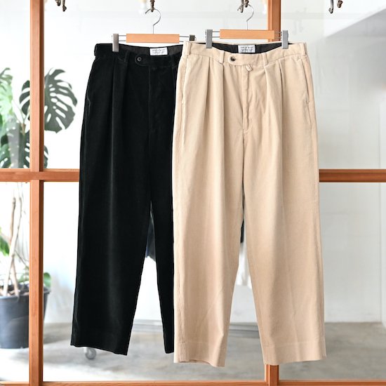 ENDS and MEANS / Grandpa 2 Tuck Trousers - herbie ONLINE SHOP