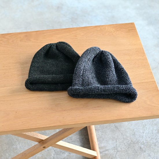 ENDS and MEANS / Roll Up Wool Knit Cap