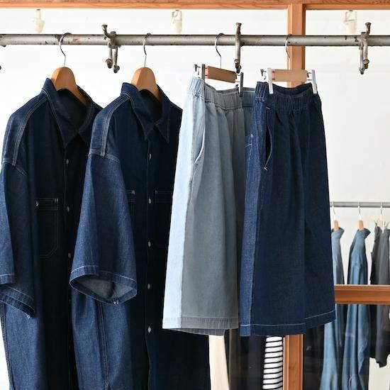 FreshService / LIGHT DENIM EASY SHORTS - herbie online shop