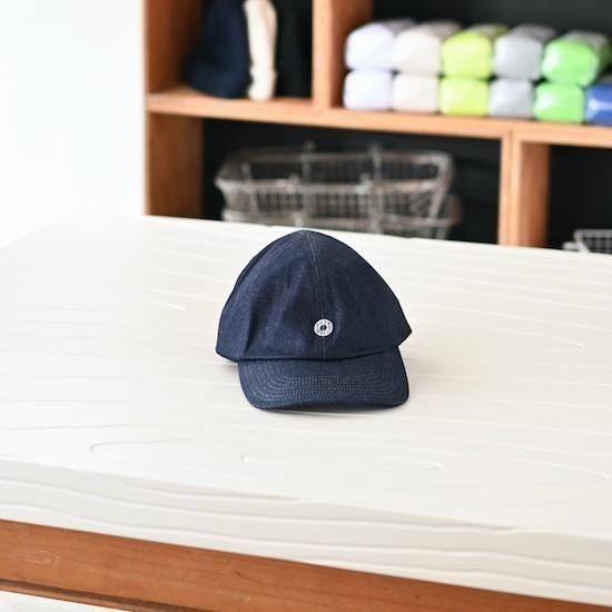 ポストオーバーオールズ　 コットンキャップ　ネイビー POST O'ALLS / BASEBALL CAP *8oz Denim - herbie online shop