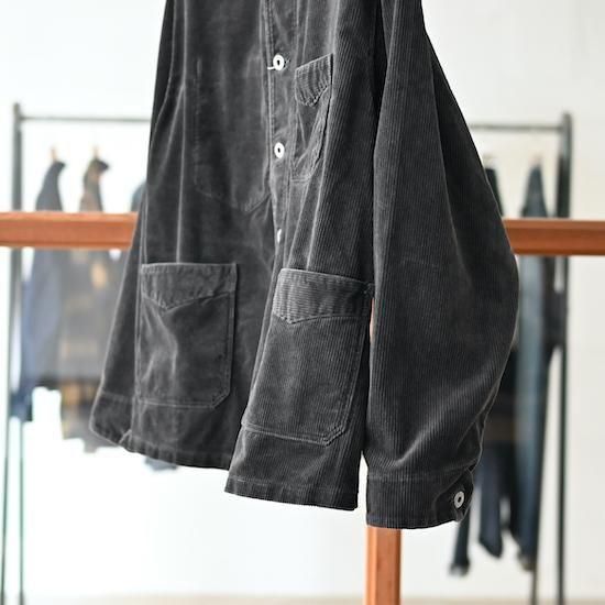 POST O'ALLS / POS-TRAVAIL 2 *WIDEWALE CORDS CHARCOAL