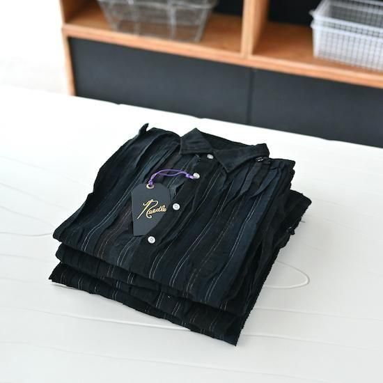 REBUILD by NEEDLES / Flannel Shirt *Ribbon Shirt / Over Dye