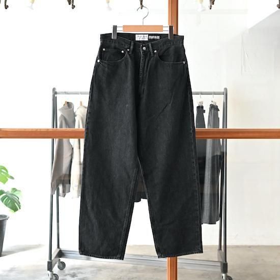 ENDS and MEANS / Relaxed fit 5 Pockets Denim *Washed Black