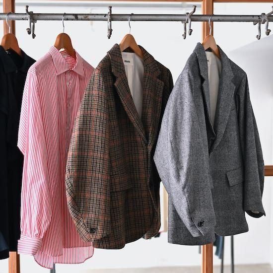 Oblada / UNCONSTRUCTION JACKET(GLEN CHECK)