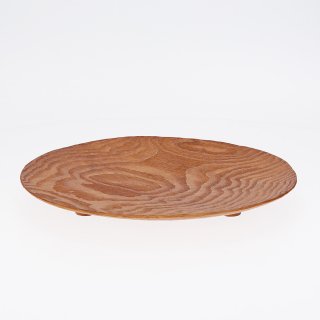 木製パン皿　タモの木