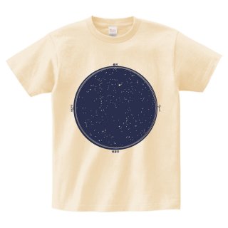 さどの島銀河芸術祭 × Aquvii 銀河蓄光T-shirts （Natural)　※限定10枚　≪Mサイズ売り切れ≫