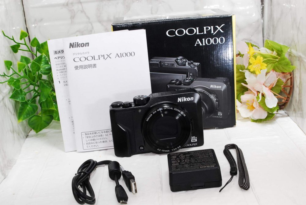 Nikon COOLPIX A1000 クールピクス ブラック A1000BK（中古） - カメラ