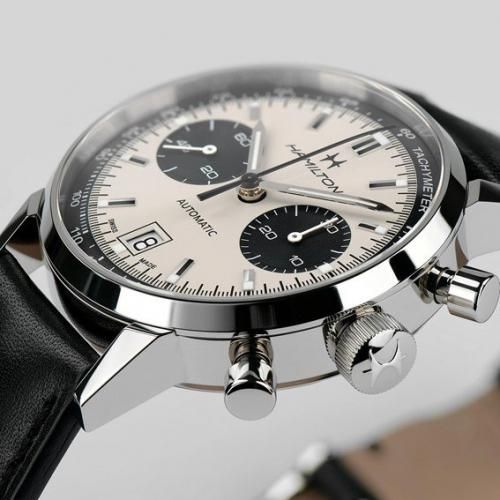 HAMILTON intra-matic 自動巻き腕時計 アメリカン クラシック Intra-Matic Chronograph H - ダイヤル