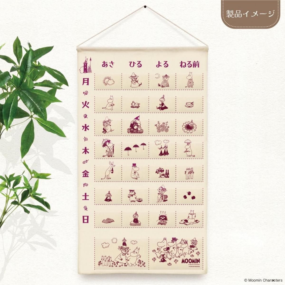 ムーミンおくすりカレンダー | 送料無料 - 【日本マスク】1950年