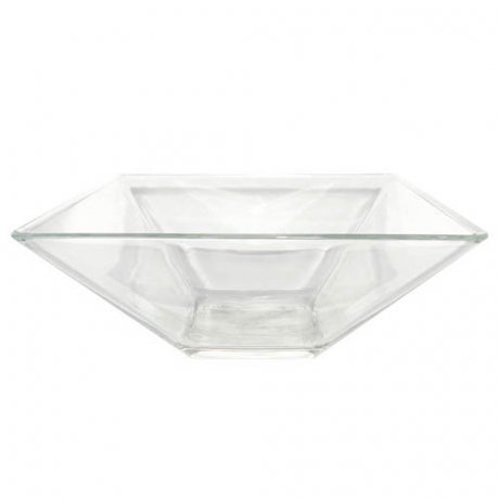 SQUARE GLASS BOWL 20CM
 饹 ܥ