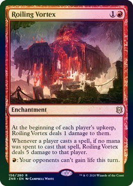 英語nm Foil 乱動する渦 Roiling Vortex Znr 米国製 Mtg専門店 やびま屋