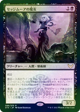 日本語NM/FOIL】セッジムーアの魔女/Sedgemoor Witch［STX］（セット