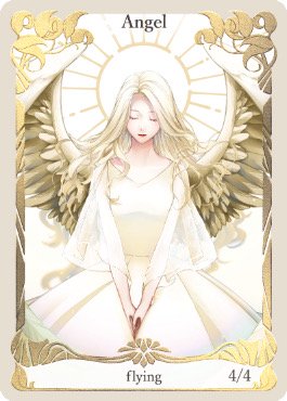【英語/オリジナル】天使トークン/Angel Token［YBMY01］ - MTG専門店 やびま屋