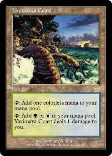 バイン MTG ヤヴィマヤの沿岸/Yavimaya Coast foil 日本語4枚 APC