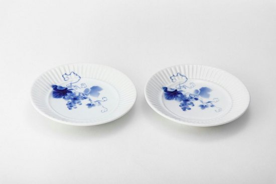 深川製磁 ブルーワイナリー ペア取皿 - 贈り物専門店 貴幸 伝統