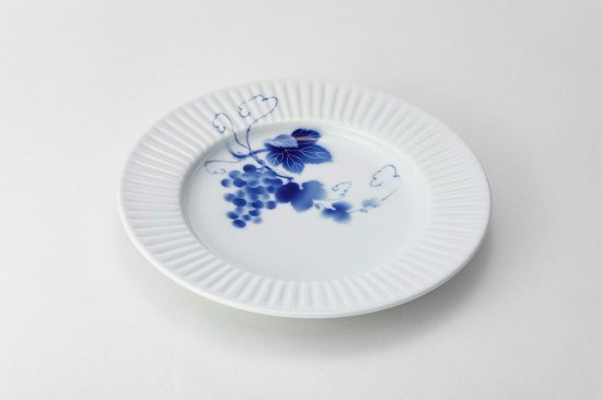 深川製磁 ブルーワイナリー 23cm皿 - 贈り物専門店 貴幸 伝統の味 華月
