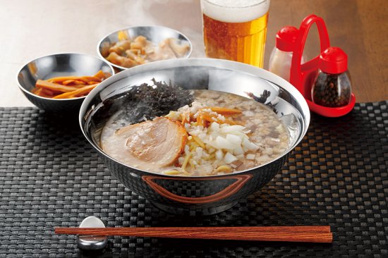 メタル丼レギュラー 塗装仕様 黄 - ラーメン道具、中華料理、町中華