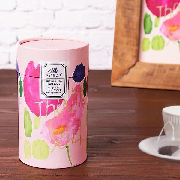 【紅茶】第3世界ショップ フェアトレード Artisan アールグレイティー（Thank you 花）1.8g×6包