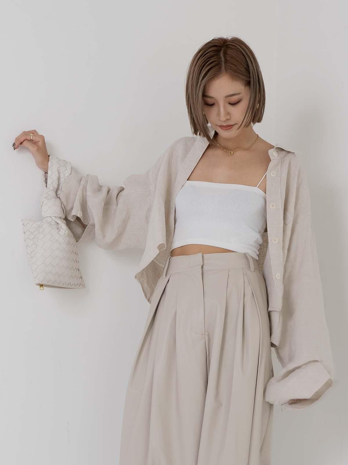 LODIUM ロジウム ナイロンオーバーシャツショーパン セットアップ ベージュ ALL ITEM - LODIUM