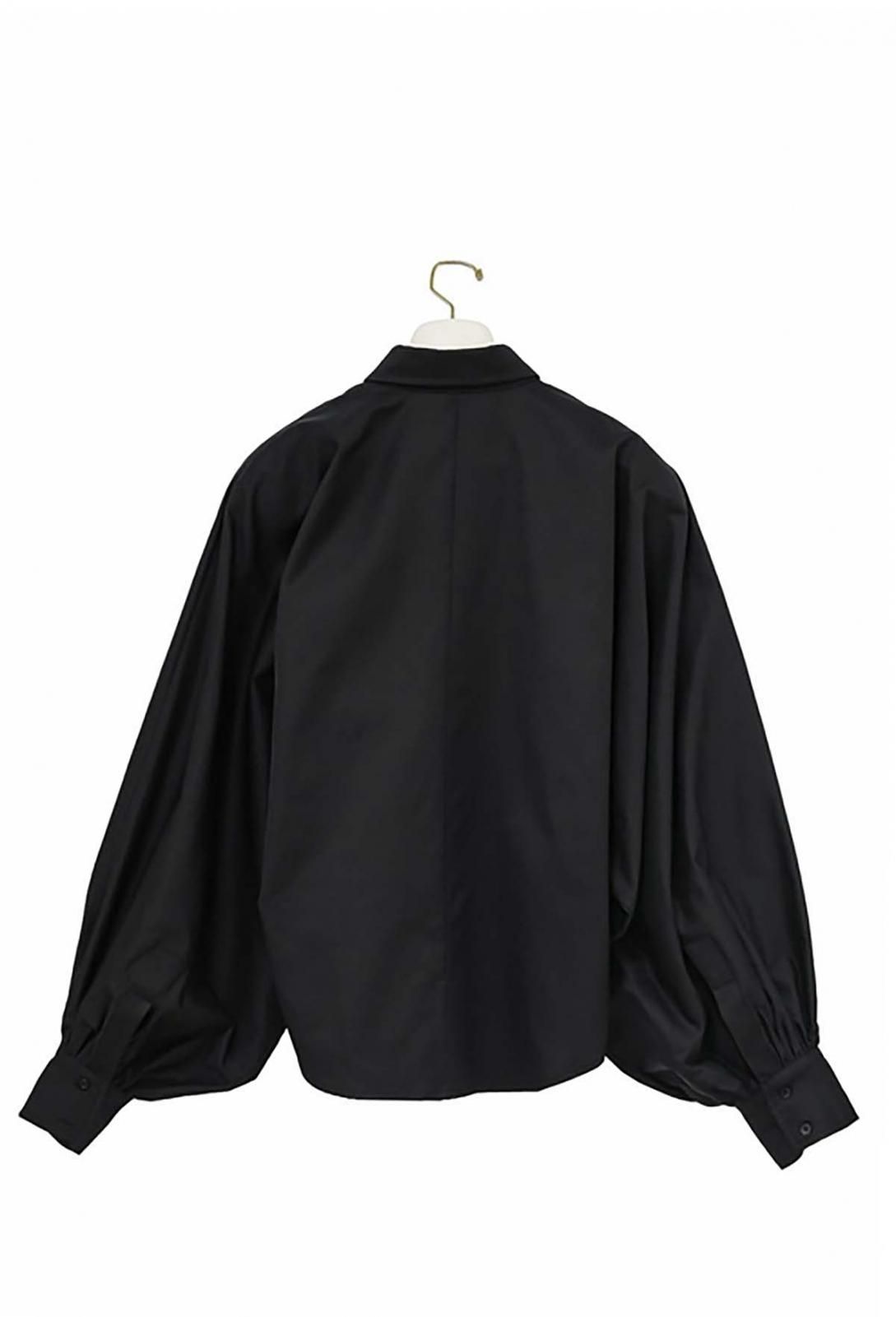 Volume Sleeve Shirt JK -BLK- - LODIUM