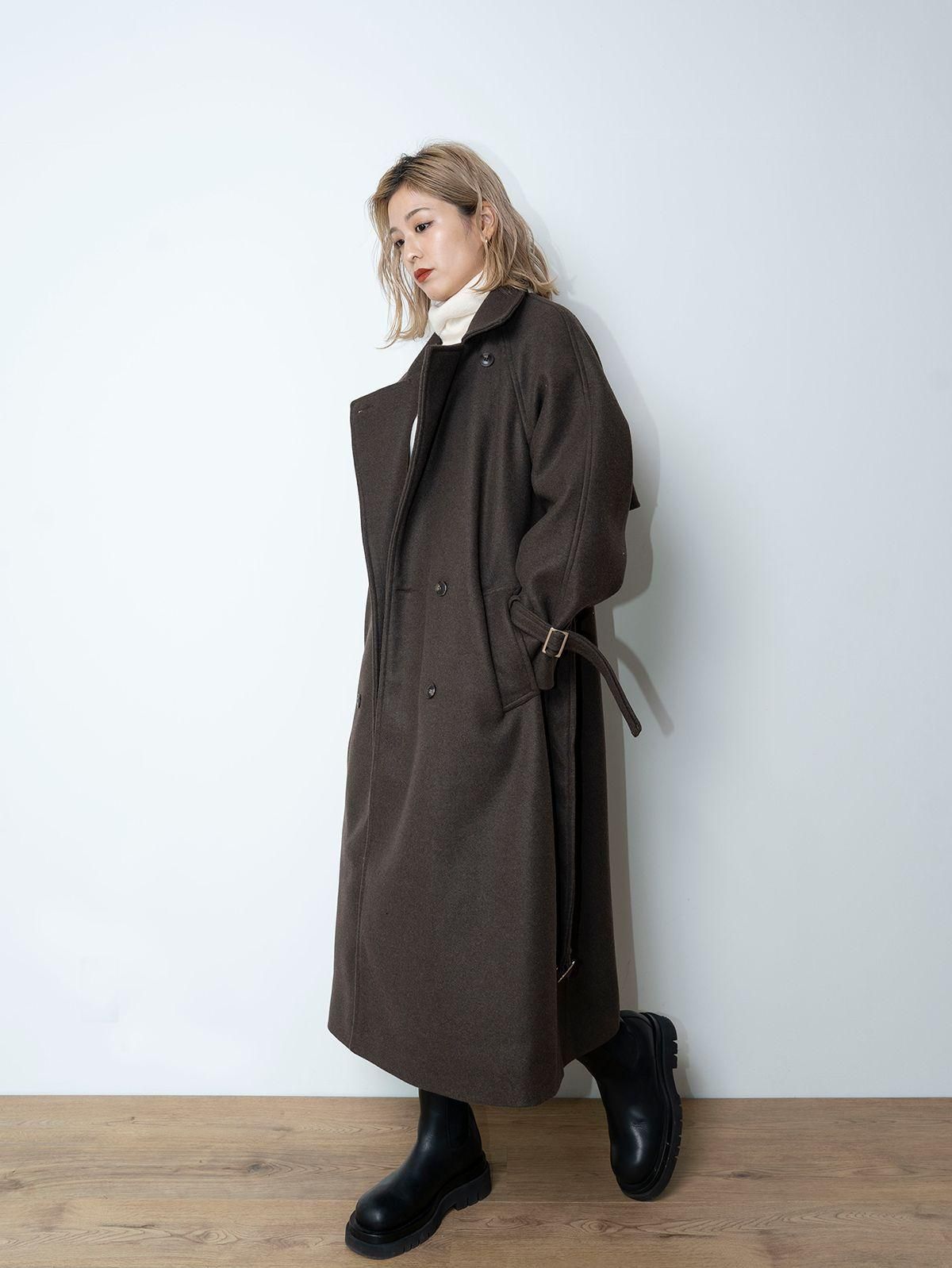 Wide hot sale collar coat