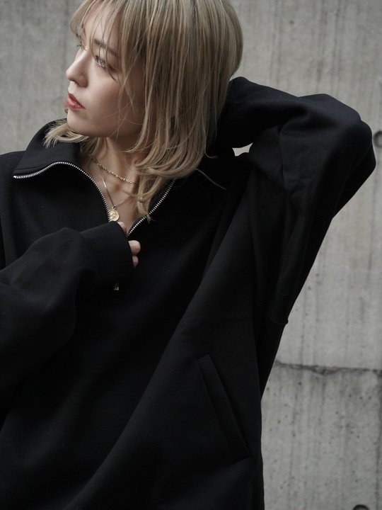 Anorak Sweat SetUp -BLK- - LODIUM