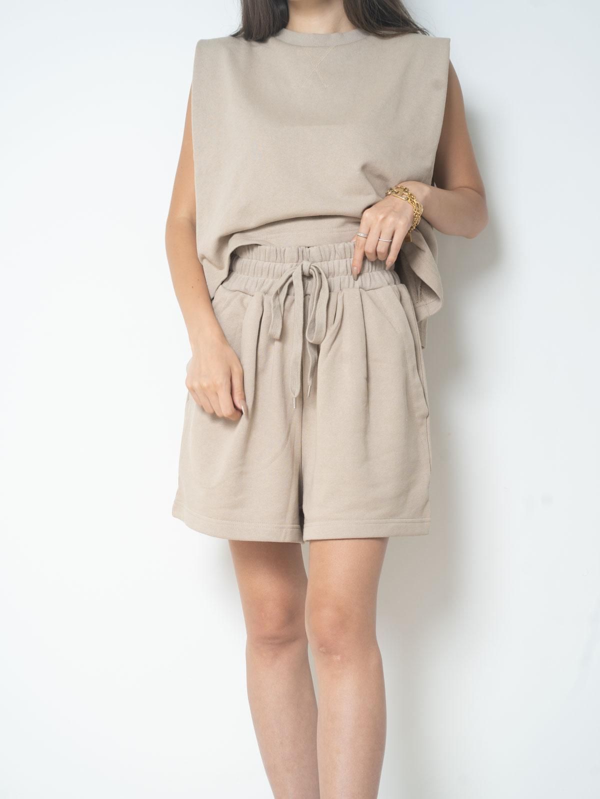 LODIUM スウェット Edge shoulder Sweat SET Edge shoulder Sweat SET -BEG- - LODIUM