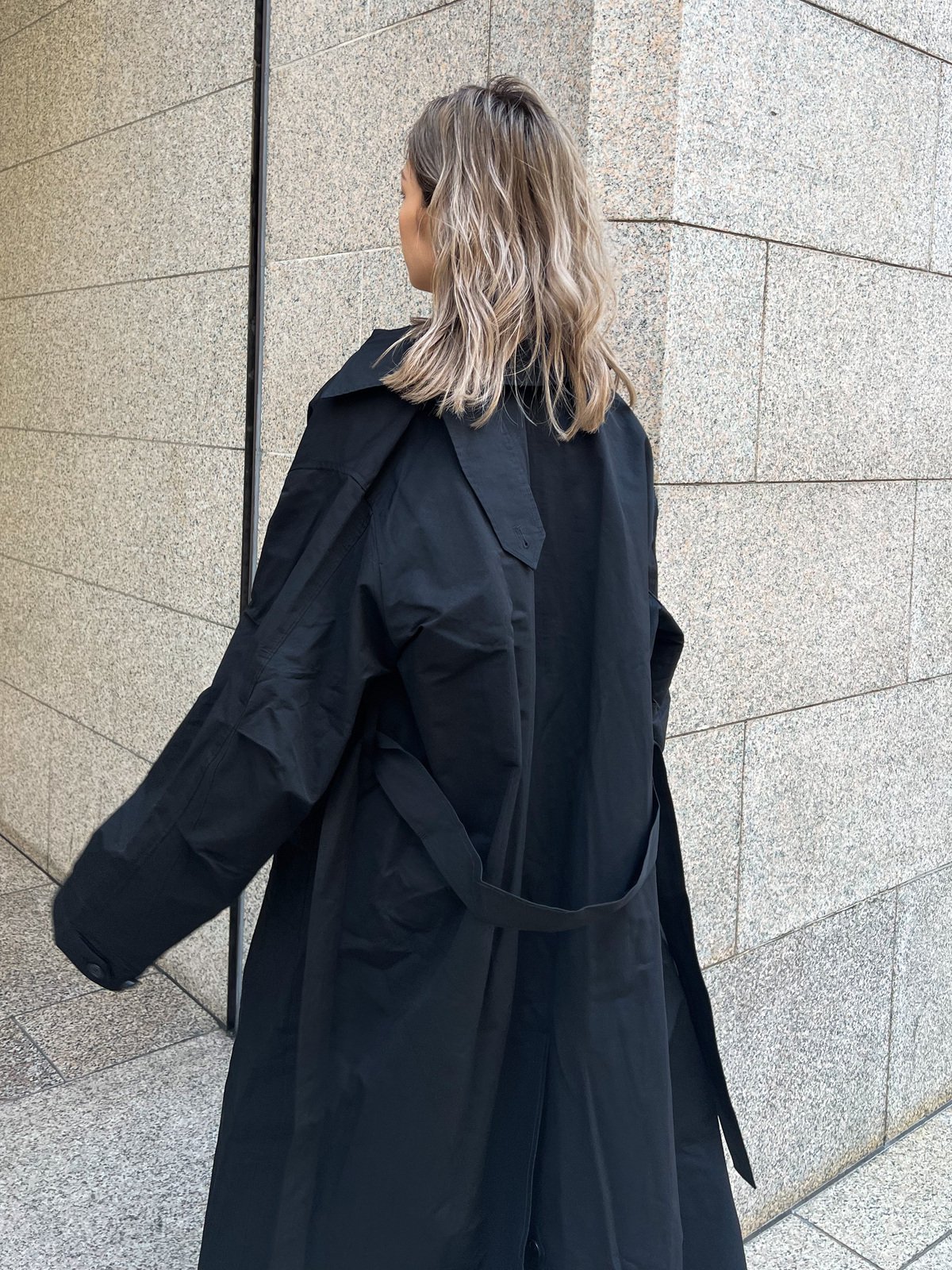 Soutien Collar Coat -BLK- - LODIUM