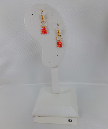 №P52 Handmade earrings let