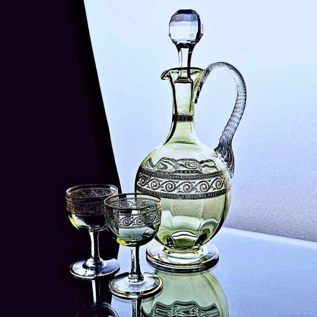 輝くオールドバカラ ルクルスのワイングラス【1936年以降】美しいダイヤモンド