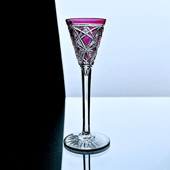 極上のオールドバカラ ラニーLAGNY宝石のワイングラス【19世紀後半】 ローズ | gerard-lardeur.com