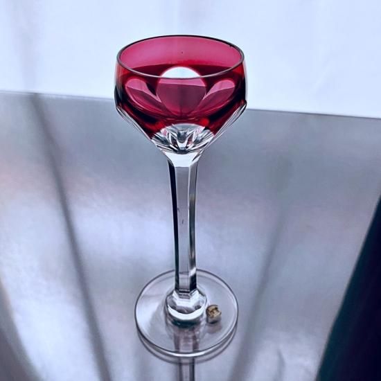 可憐な オールド バカラBACCARATセギュール ポートワイングラス 美品レア 可憐な オールド バカラBACCARATセギュール ポートワイングラス