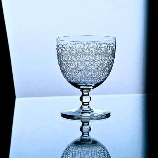 Baccarat - バカラ アンティーク グラス 極レア 極上のオールドバカラ ローハンのワイングラス 大 10cm【1936年