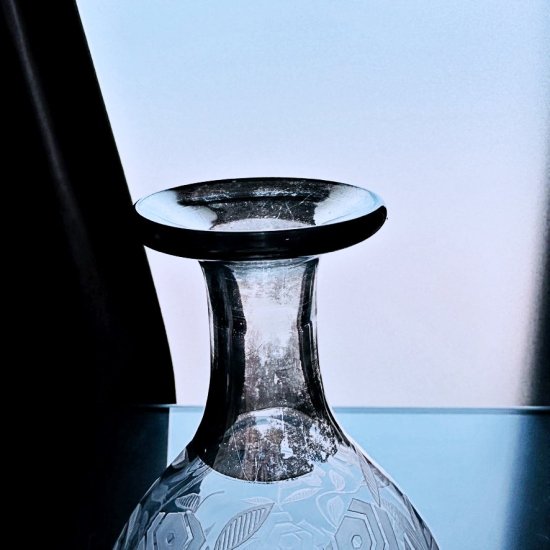 極上オールドバカラ フォントネの銀縁フラワーベース【1930年前後】花瓶 - Baccarat Amour《バカラムール》　 オールドバカラとフランスアンティークのお店